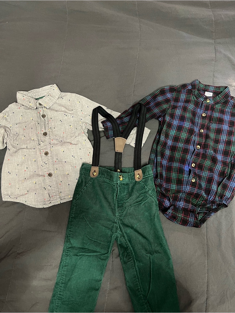 Christmas 18m matching set